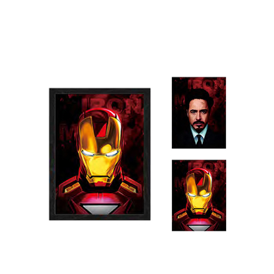 Ανεμί Λαντίκων Marvel αφίσες 2 χαρακτήρες αλλάζουν εικόνες Manga 3D Flip αφίσες τοίχος διακόσμηση