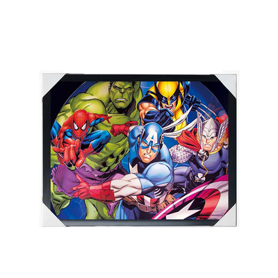 Τριδιάστατη αφίσα Marvel 3D Αινίχθητη αφίσα Τείχος διακόσμηση 3D εκτύπωση