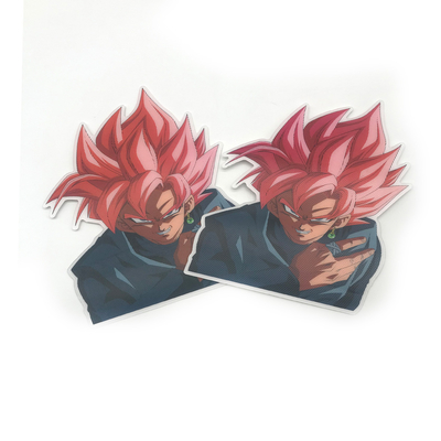 Καυτή πώληση αυτοκινήτων Ετικέτες Custom Anime 3D αλλαγή Flip motion αποτέλεσμα Τύπωση φακούς αυτοκινητό αυτοκόλλητο