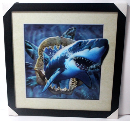 40 X 40cm 3D φακοειδής εικόνα μεγέθους / Προσαρμοσμένη φακοειδής εκτύπωση 3D αφίσα 3D φακοειδής φωτογραφία με ζώο