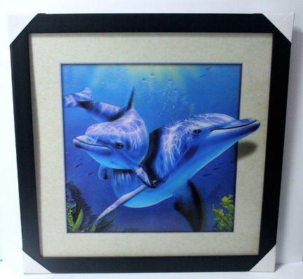 40 X 40cm 3D φακοειδής εικόνα μεγέθους / Προσαρμοσμένη φακοειδής εκτύπωση 3D αφίσα 3D φακοειδής φωτογραφία με ζώο