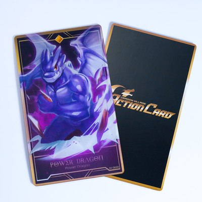 Πλήρης έγχρωμη εκτύπωση PET Custom Lenticular Card 3D Lenticular Printing Card