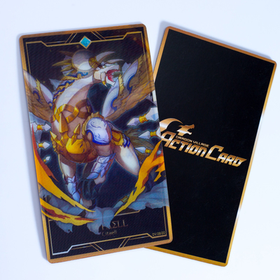 Πλήρης έγχρωμη εκτύπωση PET Custom Lenticular Card 3D Lenticular Printing Card