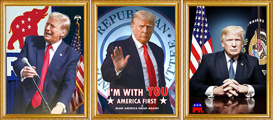 Η TRUMP σχεδιάζει εκτύπωση προσαρμοσμένης 3D PET φακούς αφίσα 3D φακούς εκτύπωση