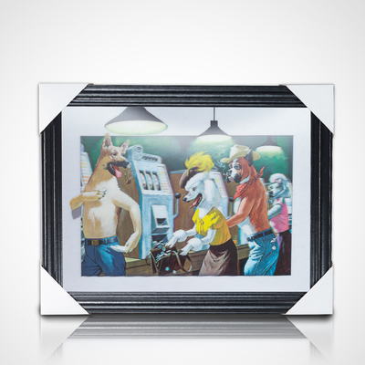 Προσαρμοσμένη εκτύπωση 3D Dragon Ball Movie Poster Flip 3D Animation 3D Picture με μαύρο πλαίσιο Ενσωματωμένο θέμα τέχνης
