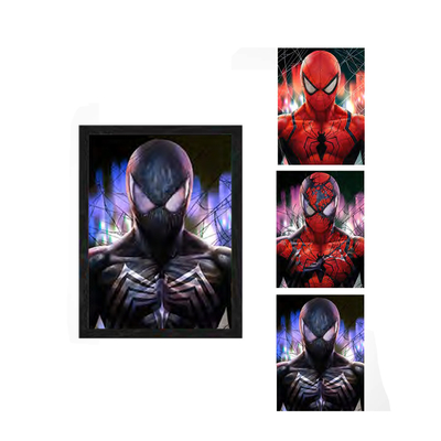Ανεμί Λαντίκων Marvel αφίσες 2 χαρακτήρες αλλάζουν εικόνες Manga 3D Flip αφίσες τοίχος διακόσμηση