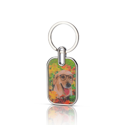 Χονδρικό Τύπωση Custom Keychain Cut Διαφανής Διπλής Πλευρής Ακρυλικής Ετικέτας Κλειδί Κρατήρα Κατασκευασμένο στην Κίνα από Χάλυβα Χάλυβα