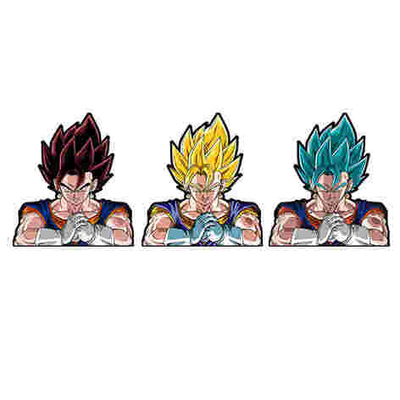 Αδιάβροχο καρτούν αυτοκόλλητο DBZ Vegeta αλλάζοντας Flips αυτοκόλλητα Anime Lenticular Anime Motion αυτοκόλλητο αυτοκόλλητο