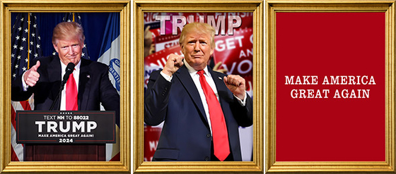 Η TRUMP σχεδιάζει εκτύπωση προσαρμοσμένης 3D PET φακούς αφίσα 3D φακούς εκτύπωση